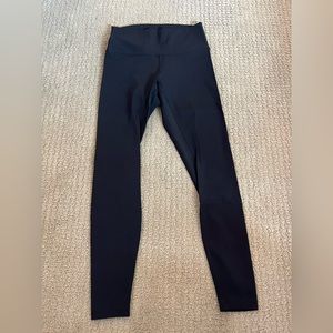 Lululemon Wunder Under High-Rise Tight 28" *Full-On Luxtreme, black, size 8